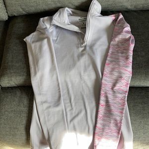 Nike pro combat dri fit half zip